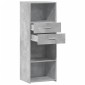 vidaXL Ντουλάπι Γκρι Σκυρ. 45x42,5x124 εκ. από Επεξεργασμένο Ξύλο