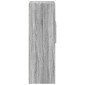 vidaXL Ντουλάπι Γκρι Sonoma 45x42,5x124 εκ. από Επεξεργασμένο Ξύλο