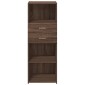 vidaXL Ντουλάπι Καφέ Δρυς 45x42,5x124 εκ. από Επεξεργασμένο Ξύλο