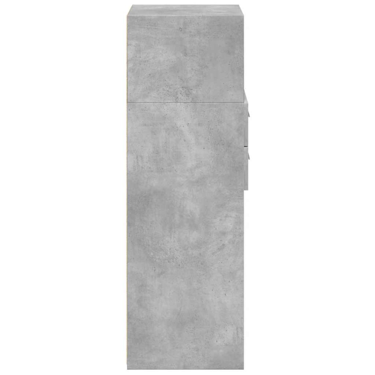 vidaXL Ντουλάπι Γκρι Σκυρ. 50x42,5x124 εκ. από Επεξεργασμένο Ξύλο