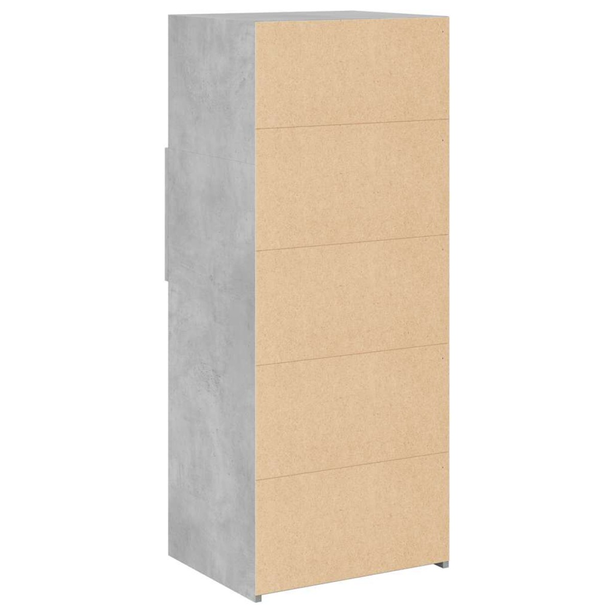 vidaXL Ντουλάπι Γκρι Σκυρ. 50x42,5x124 εκ. από Επεξεργασμένο Ξύλο