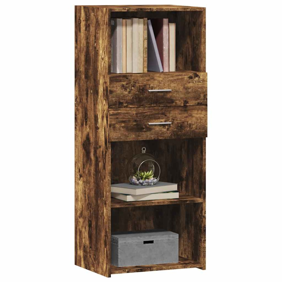 vidaXL Ντουλάπα Καπνιστή Δρυς 50x42,5x124 εκ. από Επεξεργασμένο Ξύλο