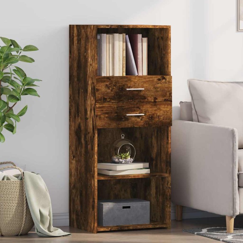 vidaXL Ντουλάπα Καπνιστή Δρυς 50x42,5x124 εκ. από Επεξεργασμένο Ξύλο