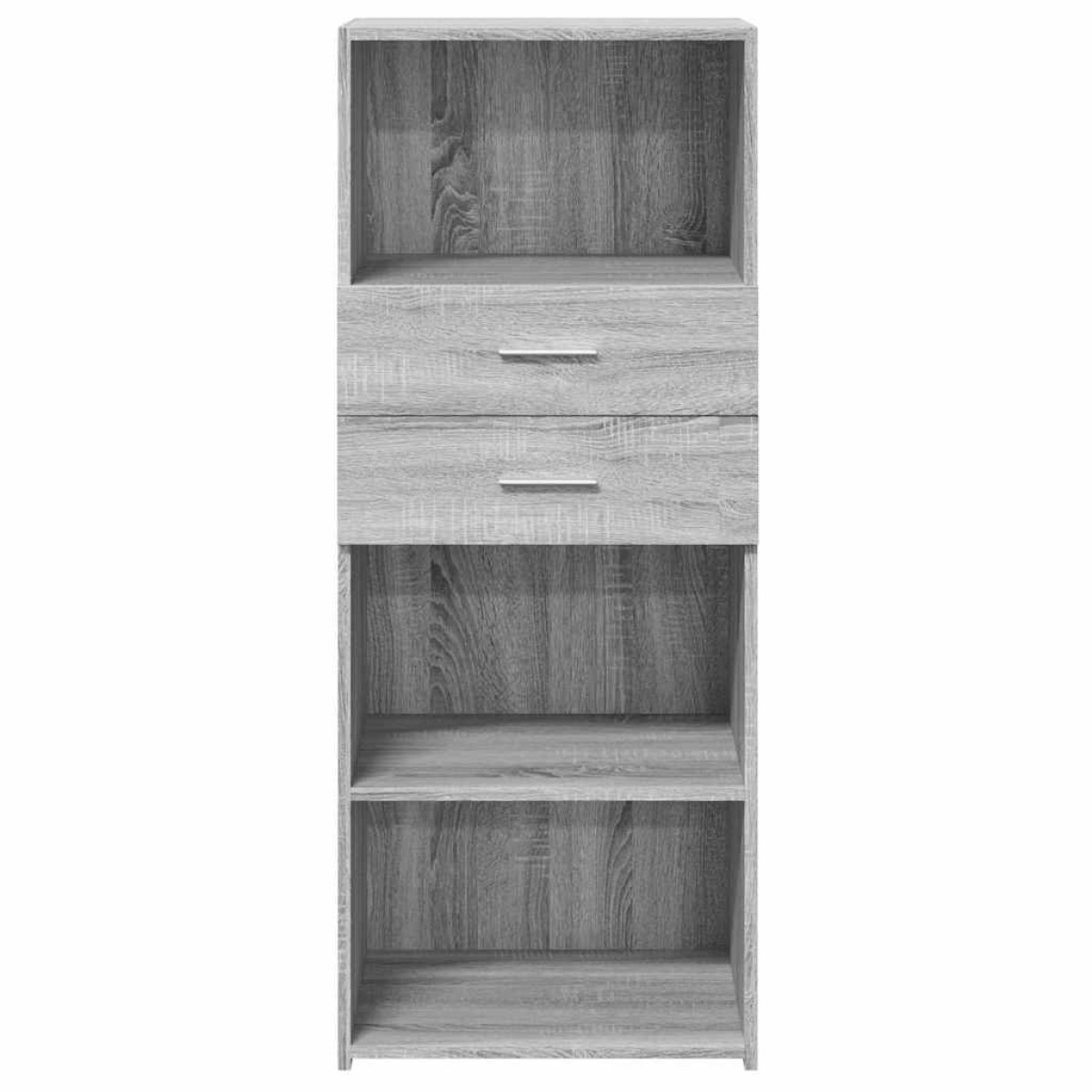 vidaXL Ντουλάπι Γκρι Sonoma 50x42,5x124 εκ. από Επεξεργασμένο Ξύλο