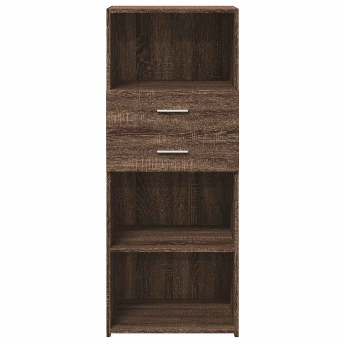 vidaXL Ντουλάπι Καφέ Δρυς 50x42,5x124 εκ. από Επεξεργασμένο Ξύλο