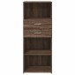 vidaXL Ντουλάπι Καφέ Δρυς 50x42,5x124 εκ. από Επεξεργασμένο Ξύλο