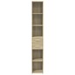 vidaXL Ντουλάπι Sonoma Δρυς 30x42,5x185 εκ. από Επεξεργασμένο Ξύλο
