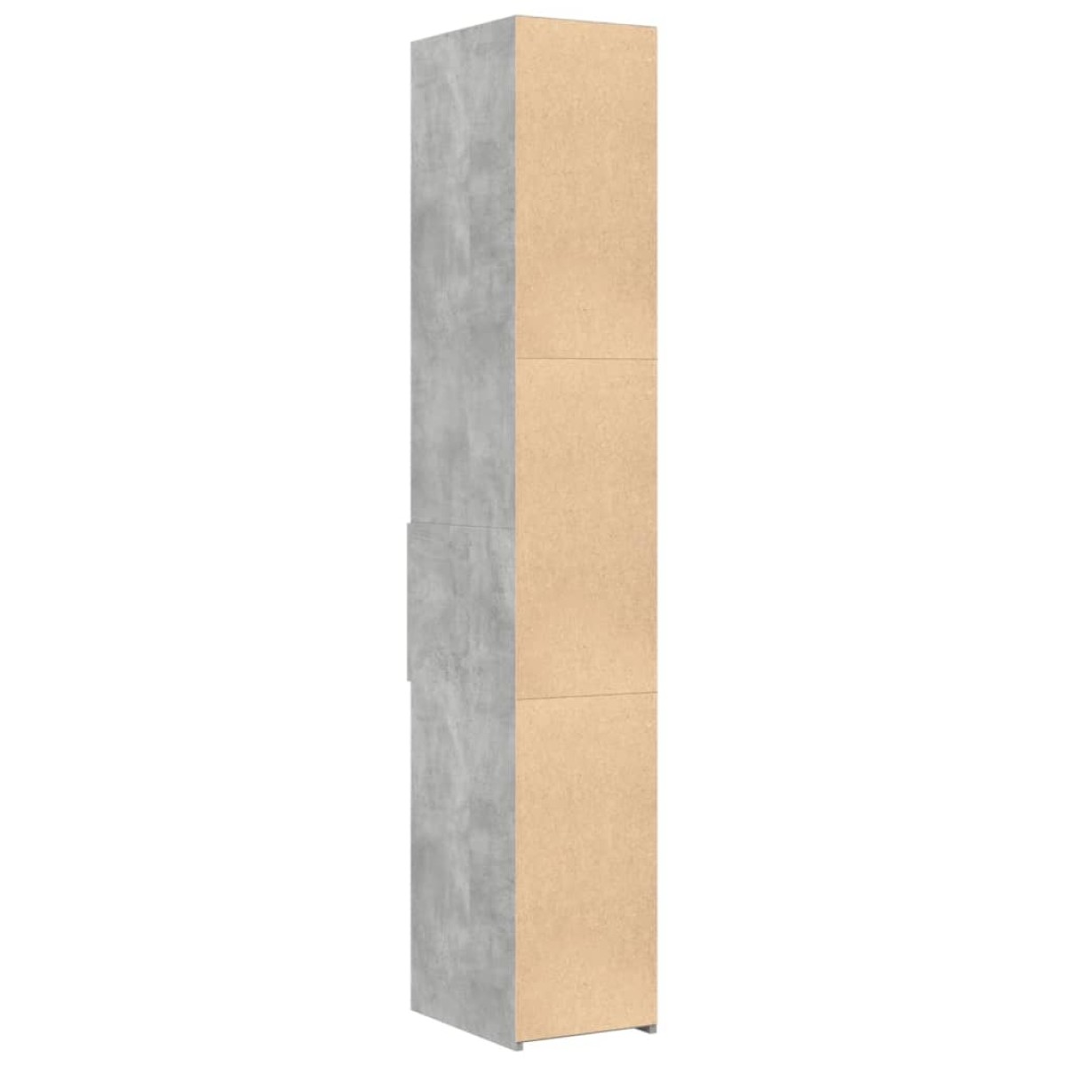 vidaXL Ντουλάπι Γκρι Σκυροδέματος 30x42,5x185 εκ. Επεξεργασμένο Ξύλο
