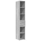 vidaXL Ντουλάπι Γκρι Sonoma 30x42,5x185 εκ. από Επεξεργασμένο Ξύλο