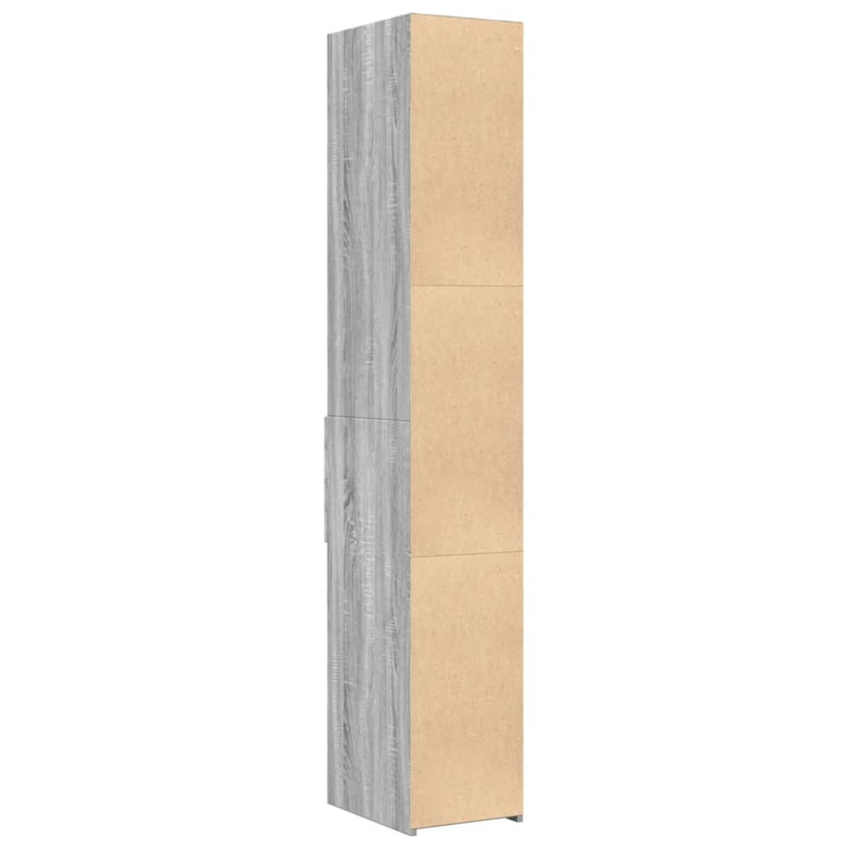 vidaXL Ντουλάπι Γκρι Sonoma 30x42,5x185 εκ. από Επεξεργασμένο Ξύλο