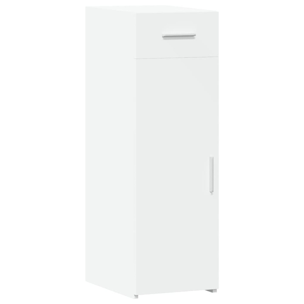 vidaXL Συρταριέρα Λευκή 30x42,5x93 εκ. από Επεξεργασμένο Ξύλο