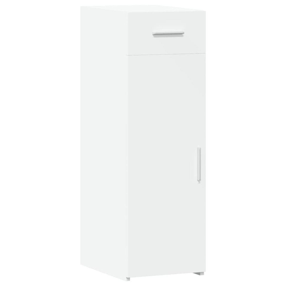 vidaXL Συρταριέρα Λευκή 30x42,5x93 εκ. από Επεξεργασμένο Ξύλο
