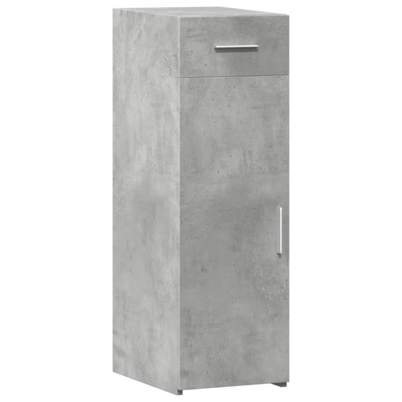 vidaXL Ντουλάπι Γκρι Σκυροδέματος 30x42,5x93 εκ. Επεξεργασμένο Ξύλο