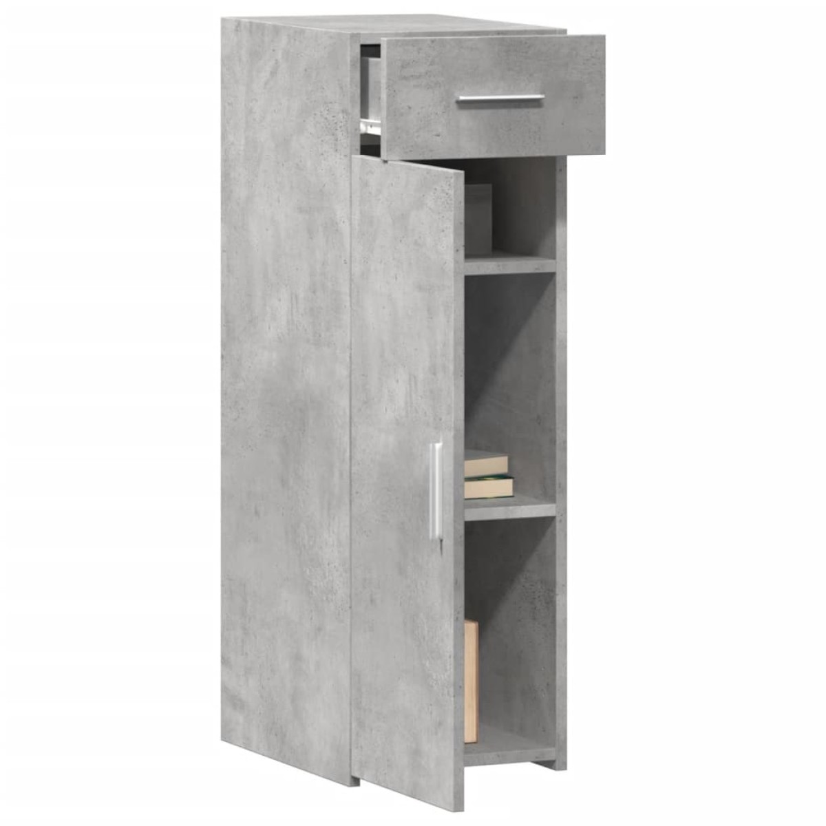 vidaXL Ντουλάπι Γκρι Σκυροδέματος 30x42,5x93 εκ. Επεξεργασμένο Ξύλο