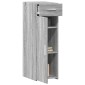 vidaXL Ντουλάπι Γκρι Sonoma 30x42,5x93 εκ. από Επεξεργασμένο Ξύλο