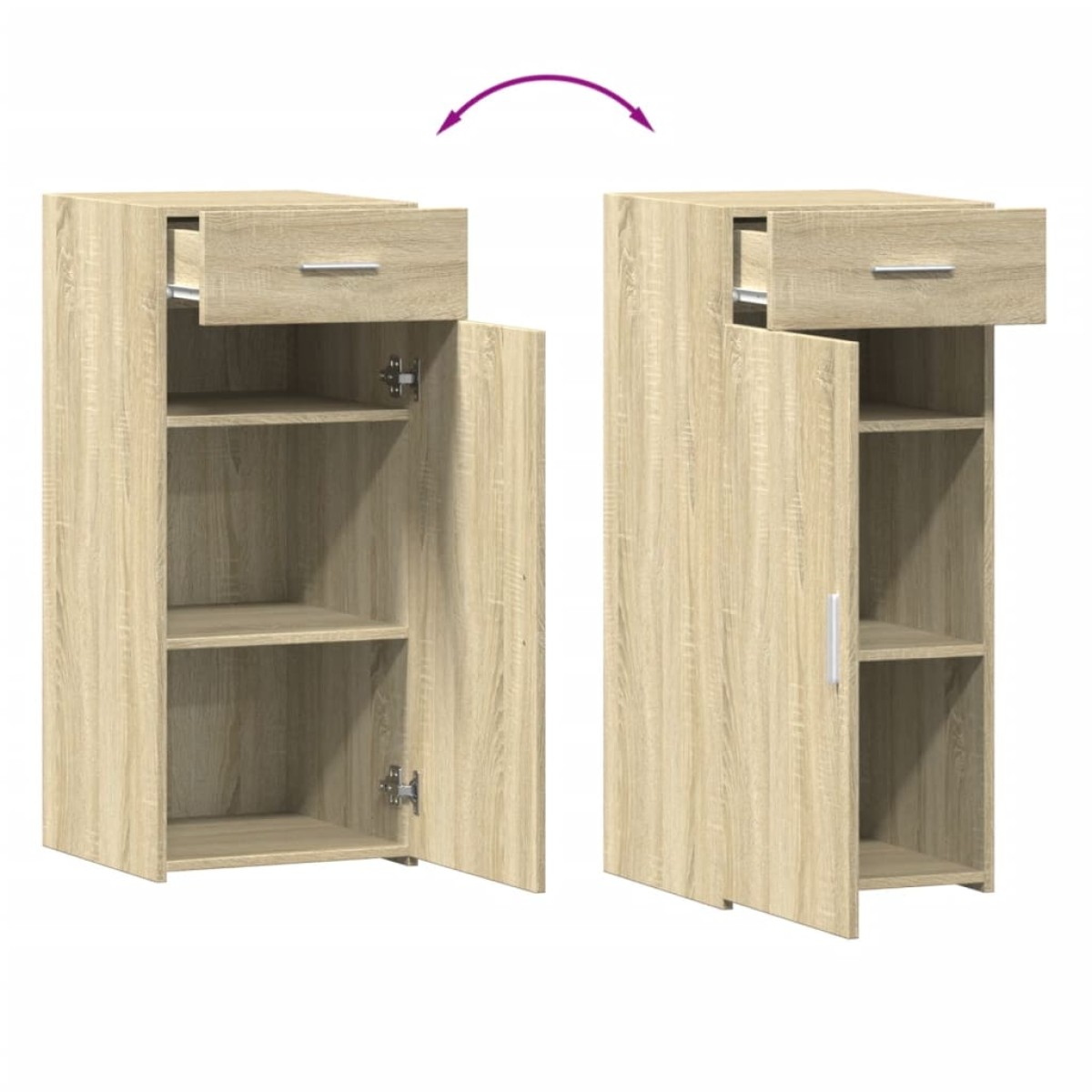 vidaXL Ντουλάπι Sonoma Δρυς 40x42,5x93 εκ. από Επεξεργασμένο Ξύλο