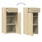 vidaXL Ντουλάπι Sonoma Δρυς 40x42,5x93 εκ. από Επεξεργασμένο Ξύλο
