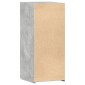 vidaXL Ντουλάπι Γκρι Σκυροδέματος 40x42,5x93 εκ. Επεξεργασμένο Ξύλο