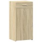 vidaXL Συρταριέρα Sonoma Δρυς 45x42,5x93 εκ. από Επεξεργασμένο Ξύλο