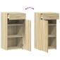 vidaXL Συρταριέρα Sonoma Δρυς 45x42,5x93 εκ. από Επεξεργασμένο Ξύλο