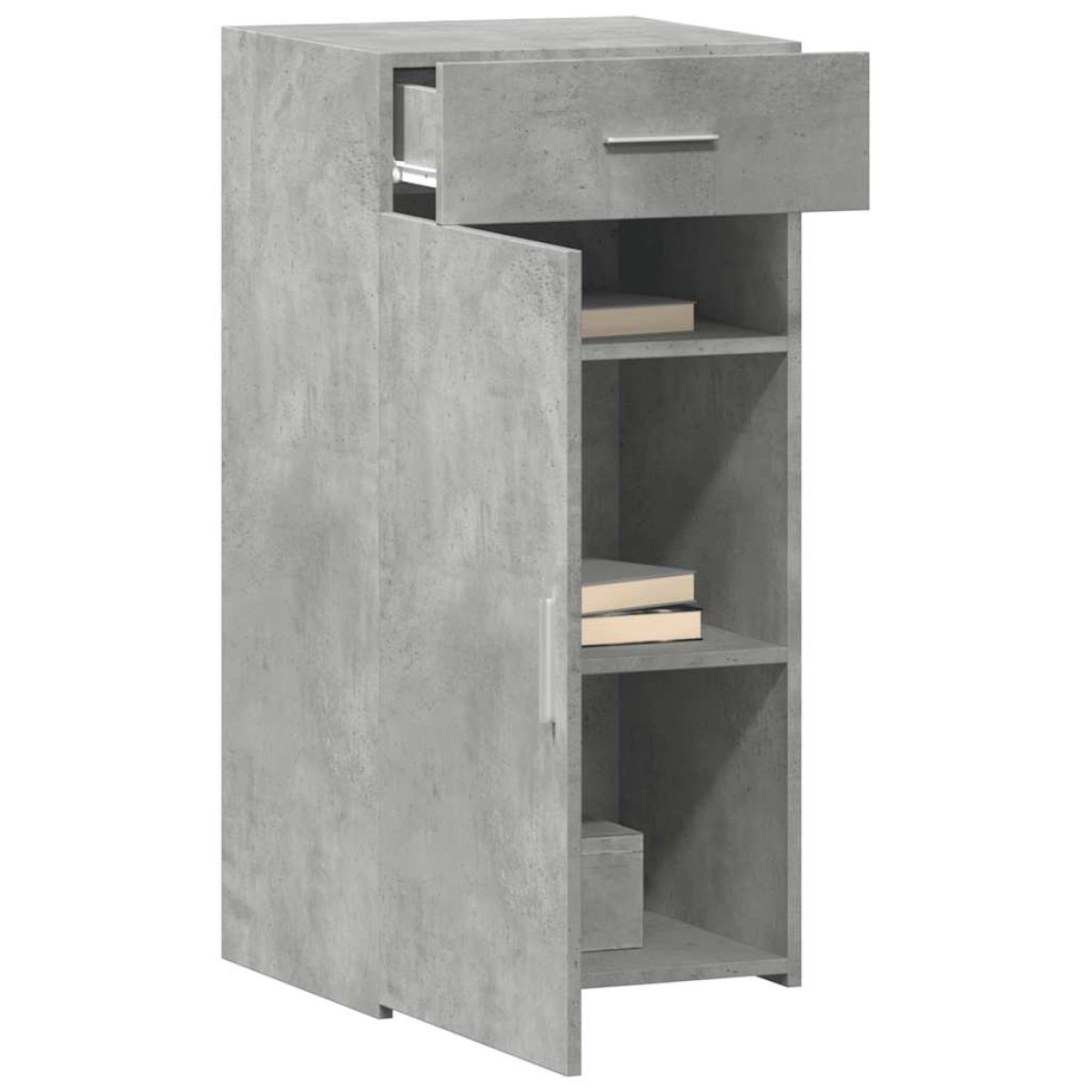 vidaXL Ντουλάπι Γκρι Σκυροδέματος 45x42,5x93 εκ. Επεξεργασμένο Ξύλο
