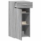 vidaXL Ραφιέρα Γκρι Sonoma 45x42,5x93 εκ. από Επεξεργασμένο Ξύλο