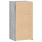 vidaXL Ραφιέρα Γκρι Sonoma 45x42,5x93 εκ. από Επεξεργασμένο Ξύλο
