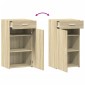 vidaXL Ντουλάπι Sonoma Δρυς 50x42,5x93 εκ. από Επεξεργασμένο Ξύλο