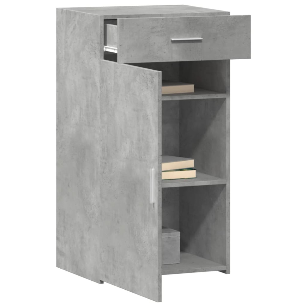 vidaXL Ντουλάπι Γκρι Σκυροδέματος 50x42,5x93 εκ. Επεξεργασμένο Ξύλο