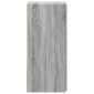 vidaXL Ραφιέρα Γκρι Sonoma 50x42,5x93 εκ. από Επεξεργασμένο Ξύλο
