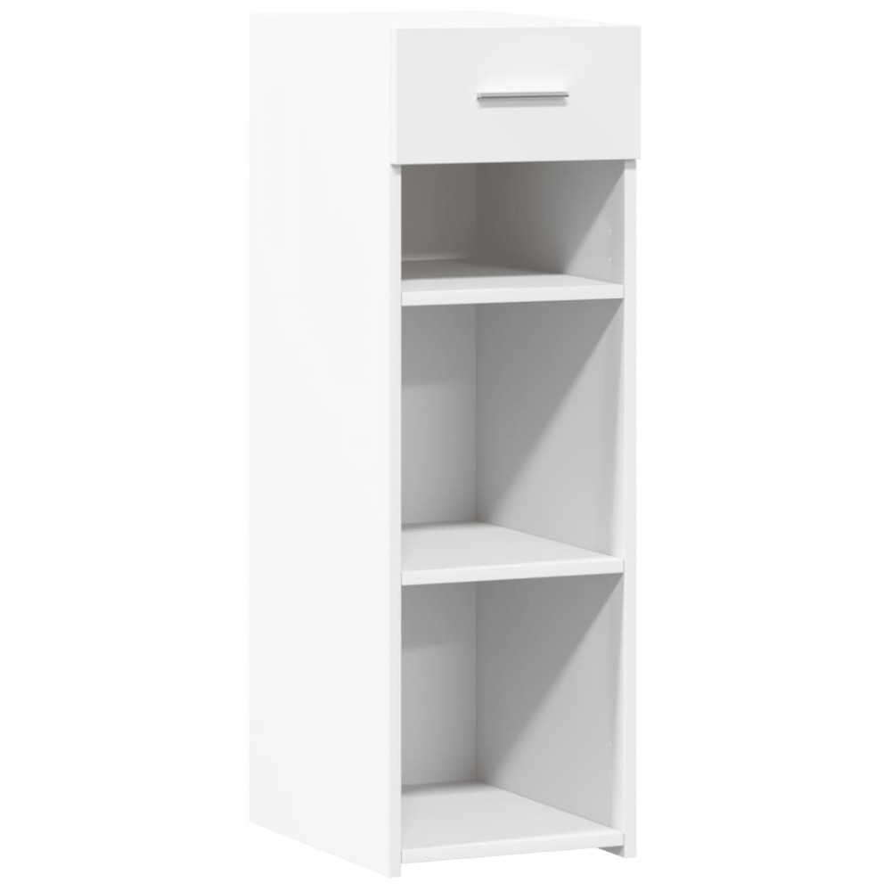 vidaXL Συρταριέρα Λευκή 30x42,5x93 εκ. από Επεξεργασμένο Ξύλο
