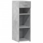vidaXL Ντουλάπι Γκρι Σκυροδέματος 30x42,5x93 εκ. Επεξεργασμένο Ξύλο