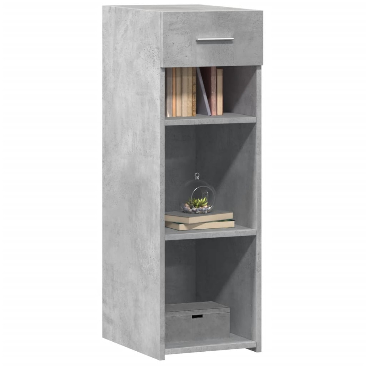 vidaXL Ντουλάπι Γκρι Σκυροδέματος 30x42,5x93 εκ. Επεξεργασμένο Ξύλο