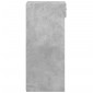vidaXL Ντουλάπι Γκρι Σκυροδέματος 30x42,5x93 εκ. Επεξεργασμένο Ξύλο