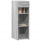vidaXL Ντουλάπι Γκρι Sonoma 30x42,5x93 εκ. από Επεξεργασμένο Ξύλο