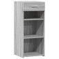 vidaXL Ντουλάπι Γκρι Sonoma 40x42,5x93 εκ. από Επεξεργασμένο Ξύλο