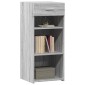 vidaXL Ντουλάπι Γκρι Sonoma 40x42,5x93 εκ. από Επεξεργασμένο Ξύλο