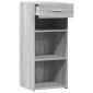 vidaXL Ντουλάπι Γκρι Sonoma 40x42,5x93 εκ. από Επεξεργασμένο Ξύλο