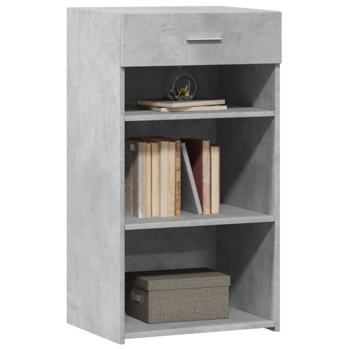 vidaXL Ντουλάπι Γκρι Σκυροδέματος 50x42,5x93 εκ. Επεξεργασμένο Ξύλο