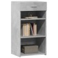 vidaXL Ντουλάπι Γκρι Σκυροδέματος 50x42,5x93 εκ. Επεξεργασμένο Ξύλο