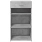vidaXL Ντουλάπι Γκρι Σκυροδέματος 50x42,5x93 εκ. Επεξεργασμένο Ξύλο