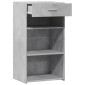 vidaXL Ντουλάπι Γκρι Σκυροδέματος 50x42,5x93 εκ. Επεξεργασμένο Ξύλο