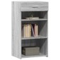 vidaXL Ντουλάπι Γκρι Sonoma 50x42,5x93 εκ. από Επεξεργασμένο Ξύλο