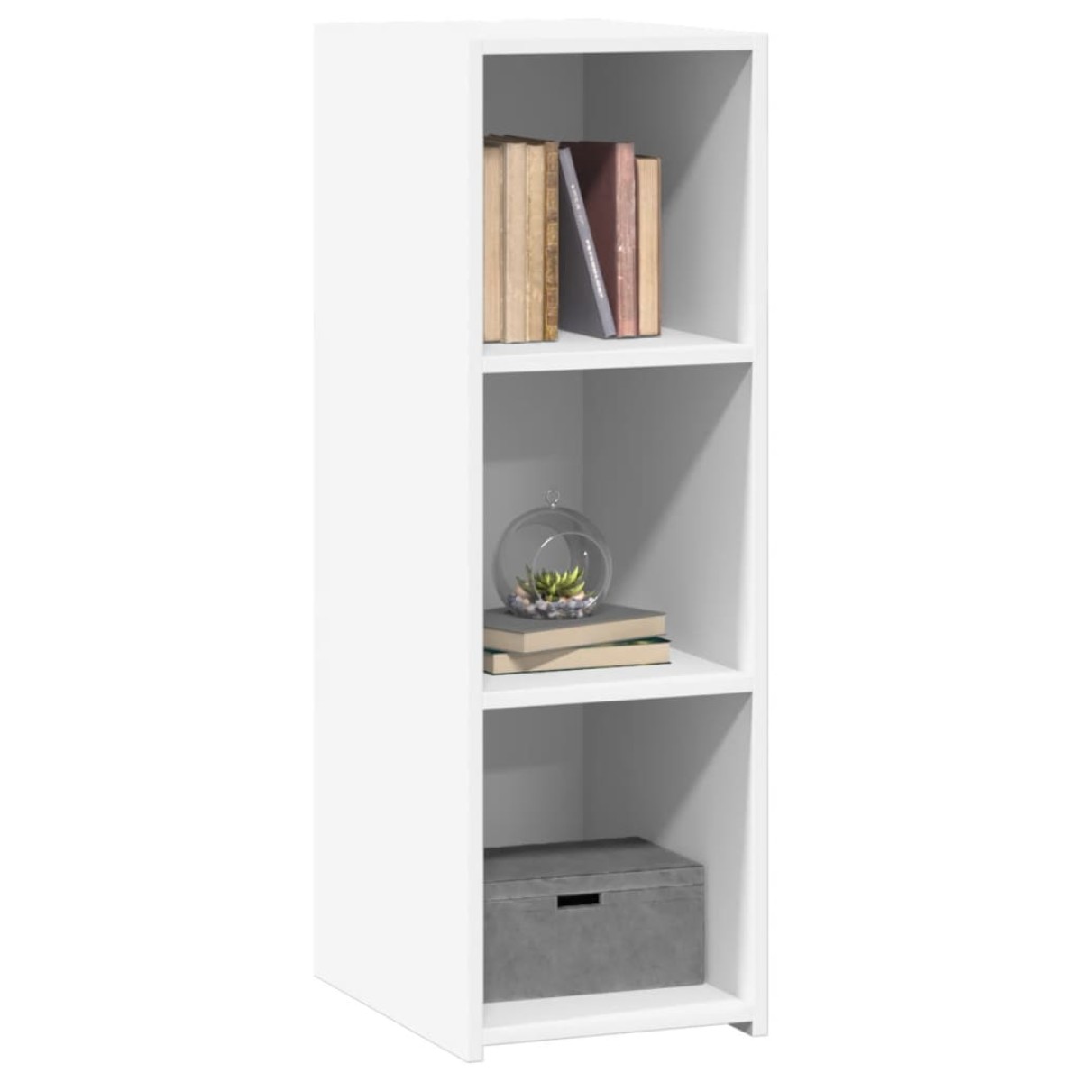 vidaXL Συρταριέρα Λευκή 30x42,5x93 εκ. από Επεξεργασμένο Ξύλο