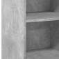 vidaXL Βοηθητικό Ντουλάπι Γκρι Σκυρ. 45x41x93εκ από Επεξεργασμένο Ξύλο
