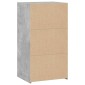 vidaXL Ντουλάπι Γκρι Σκυροδέματος 50x41x93 εκ. Επεξεργασμένο Ξύλο