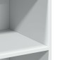 vidaXL Συρταριέρα Λευκή 70x41x93 εκ. από Επεξεργασμένο Ξύλο