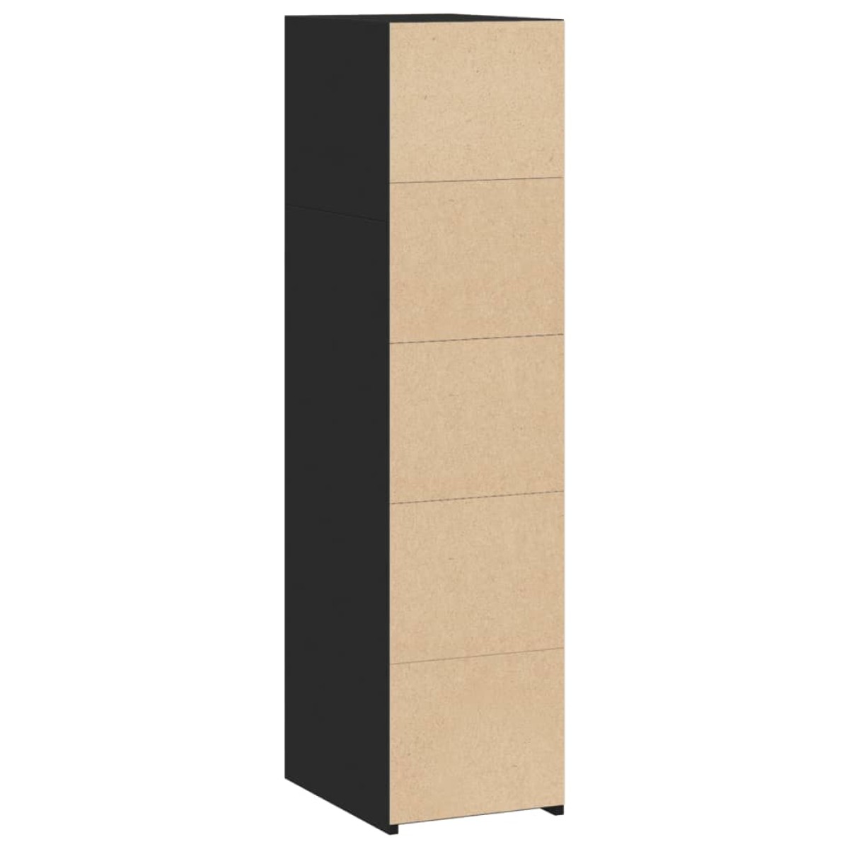 vidaXL Ντουλάπι Μαύρο 30x41x124 εκ. από Επεξεργασμένο Ξύλο