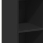 vidaXL Ντουλάπι Μαύρο 30x41x124 εκ. από Επεξεργασμένο Ξύλο