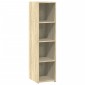 vidaXL Ντουλάπι Sonoma Δρυς 30x41x124 εκ. από Επεξεργασμένο Ξύλο